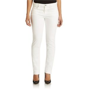 DKNY white Soho Skinny jeans